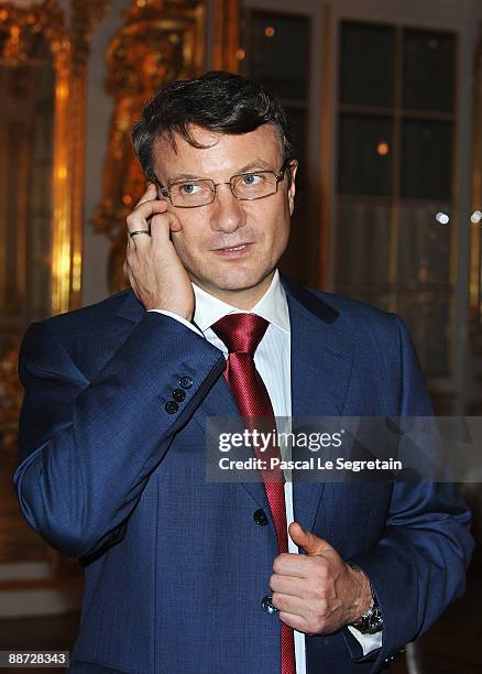 German Gref, CEO of Sberbank attends the Montblanc White Nights Festival Mariinsky Ball at Catherine Palace on June 27, 2009 in St. Petersburg,...