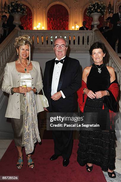 Christophe de Margerie, CEO of Total and guests attend the Montblanc White Nights Festival Mariinsky Ball at Catherine Palace on June 27, 2009 in St....