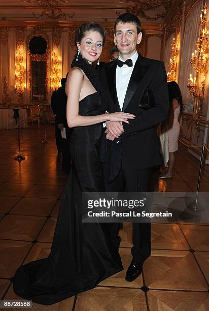 Vladimir Martshenko and wife Kalina attend the Montblanc White Nights Festival Mariinsky Ball at Catherine Palace on June 27, 2009 in St. Petersburg,...