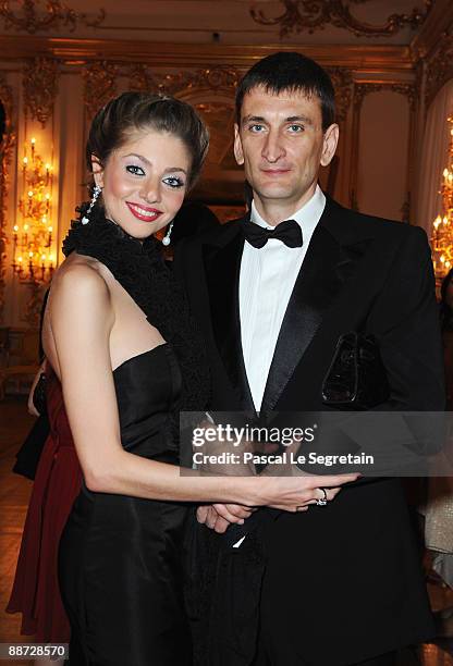 Vladimir Martshenko and wife Karina attend the Montblanc White Nights Festival Mariinsky Ball at Catherine Palace on June 27, 2009 in St. Petersburg,...