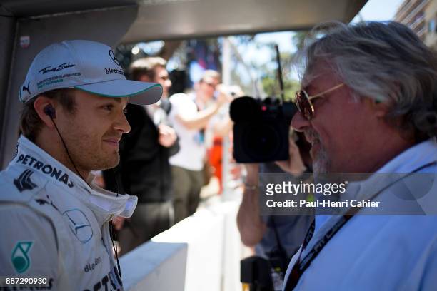 Nico Rosberg, Keke Rosberg, Grand Prix of Monaco, Circuit de Monaco, 26 May 2013. Father and son, Keke Rosberg and Nico Rosberg.