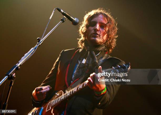 James Walsh of Starsailor perform on stage at day three of Hard Rock Calling music festival on June 28, 2009 in London, England.