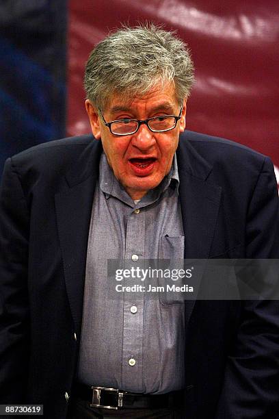 The writer Jose Emilio Pacheco during his tribute at Bellas Artes Palace on June 28, 2009 in Mexico City, Mexico.