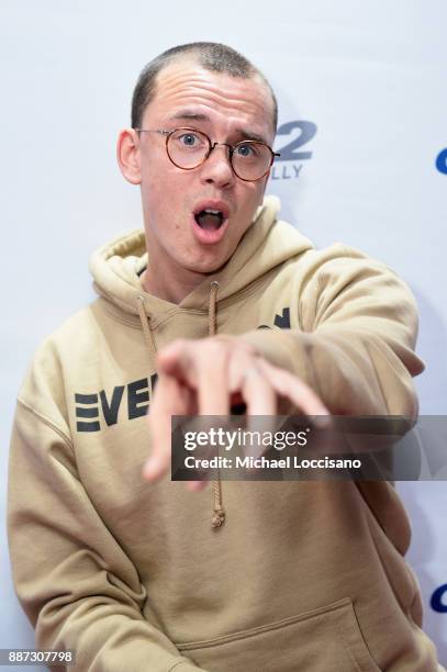 Rapper Logic attends Q102's Jingle Ball 2017 Presented by Capital One at Wells Fargo Center on December 6, 2017 in Philadelphia, Pennsylvania.