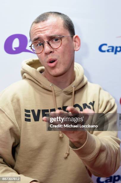Rapper Logic attends Q102's Jingle Ball 2017 Presented by Capital One at Wells Fargo Center on December 6, 2017 in Philadelphia, Pennsylvania.