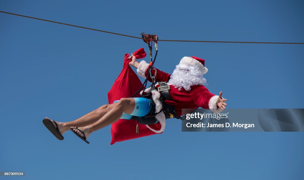 Santa Makes Surprise Visit Aboard P&O Cruises Pacific Eden