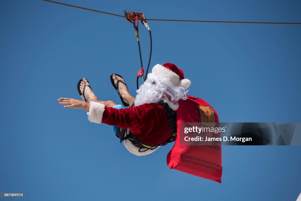 Santa Makes Surprise Visit Aboard P&O Cruises Pacific Eden