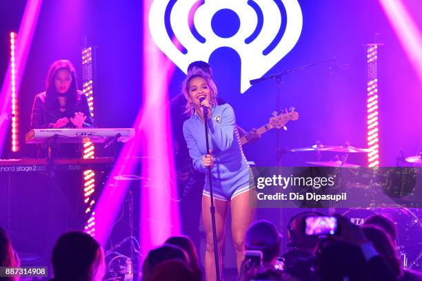 Rita Ora and Absolut Open Mic Project inspire acceptance through music at exclusive performance during 2017 iHeartRadio Jingle Ball Tour at...