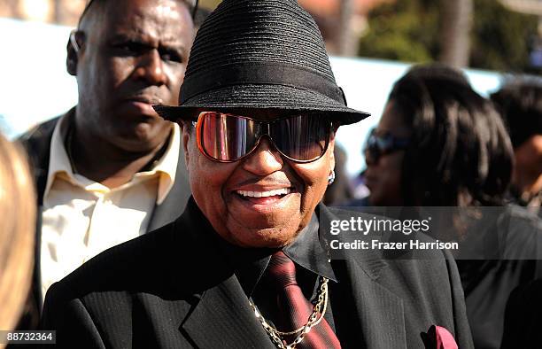 Joe Jackson, father of the late singer Michael Jackson arrives at the 2009 BET Awards held at the Shrine Auditorium on June 28, 2009 in Los Angeles,...