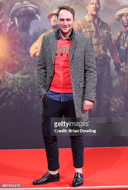 Martin Stange arrives at the German premiere of 'Jumanji: Willkommen im Dschungel' at Sony Centre on December 6, 2017 in Berlin, Germ