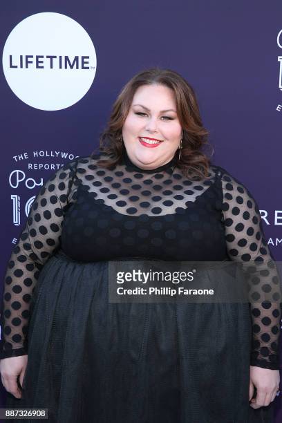 Chrissy Metz attends the Hollywood Reporter/Lifetime WIE Breakfast at Milk Studios on December 6, 2017 in Hollywood, California.