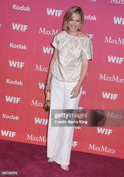 Actress Elaine Hendrix arrives at the 2009 Women in Film Crystal + Lucy Awards at Hyatt Regency Century Plaza Hotel on June 12, 2009 in Century City,...
