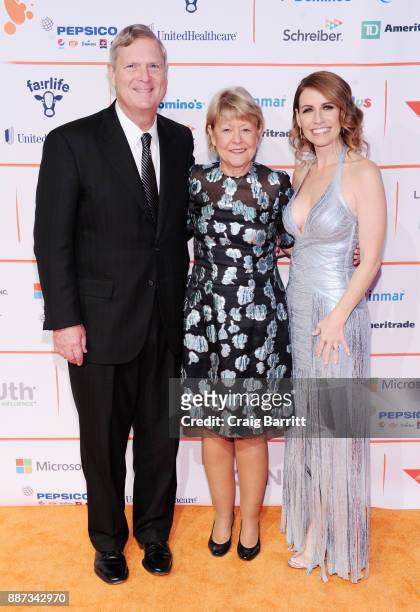 President and CEO of U.S. Dairy Export Council Tom Vilsack, Christie Vilsack, and CEO of GENYOUth Alexis Glick attend the Second Annual GENYOUth Gala...