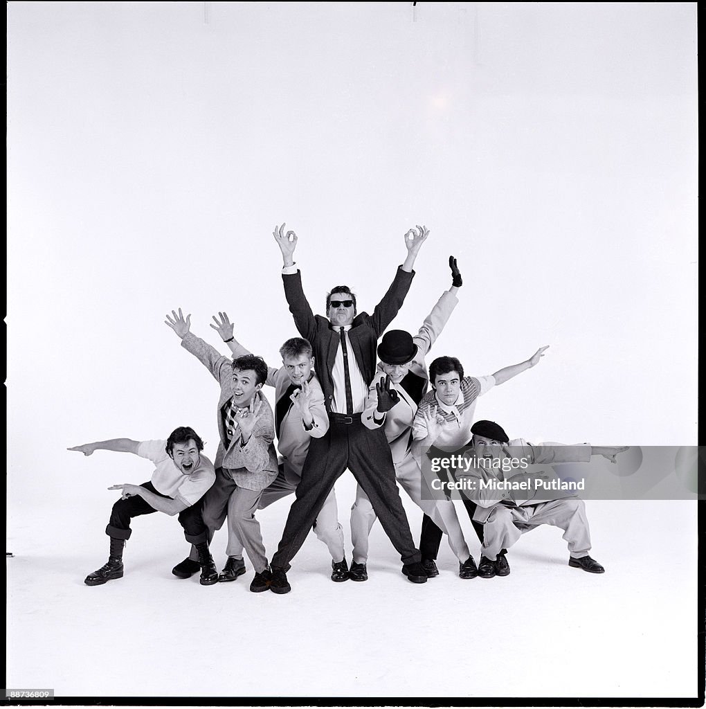 English pop/ska band Madness in London, 1981. This was the image used ...