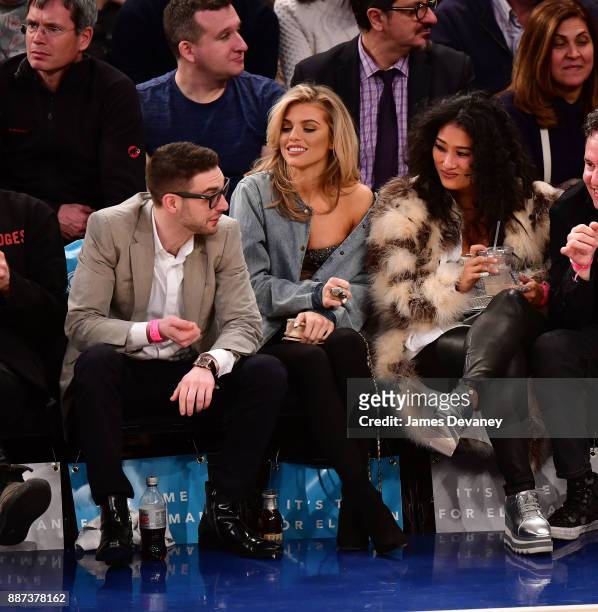 AnnaLynne McCord attends the Memphis Grizzlies Vs New York Knicks game at Madison Square Garden on December 6, 2017 in New York City.