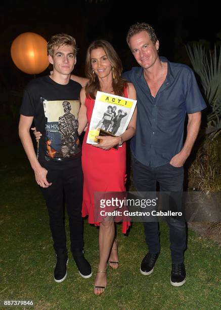 The Daily Front Row celebrates the Launch of Act1 with Presley Walker Gerber, Cindy Crawford and Rande Gerber presented by LIFEWTR at Faena Hotel on...