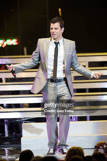 Jordan Knight of New Kids On The Block performs in concert at the Verizon Wireless Music Center on June 28, 2009 in Noblesville, Indiana.