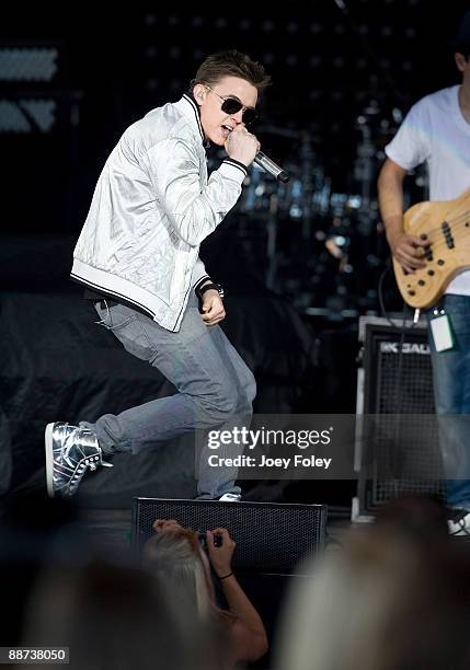 Jesse McCartney performs in concert at the Verizon Wireless Music Center on June 28, 2009 in Noblesville, Indiana.