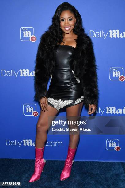 Ariane Andrew attends DailyMail.com & DailyMailTV Holiday Party with Flo Rida on December 6, 2017 at The Magic Hour in New York City.