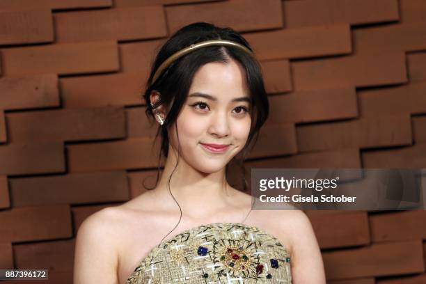 Nana Ou-Yang, Ouyand Nana during the Chanel "Trombinoscope" Collection des Metiers d'Art 2017/18 photo call at Elbphilharmonie on December 6, 2017 in...