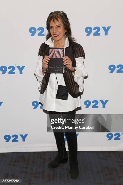 Annette Insdorf attends 92nd Street Y presents A Special Conversation with Ken Burns and Annette Insdorf at 92nd Street Y on December 6, 2017 in New...