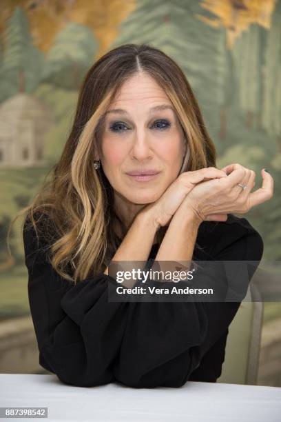 Sarah Jessica Parker at the "Divorce" Press Conference at the London Hotel on December 4, 2017 in New York City