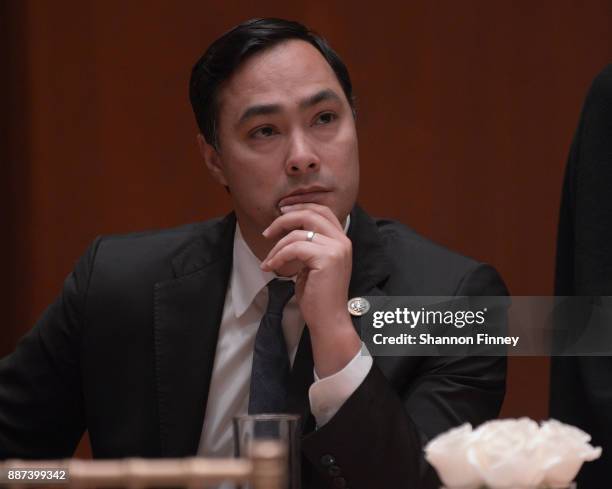 Congressional Hispanic Caucus Institute Board Chairman Representative Joaquin Castro attends the Congressional Hispanic Caucus Institute Holiday...