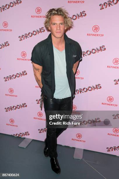 Cody Simpson attends Refinery29 29Rooms Los Angeles: Turn It Into Art Opening Night Party at ROW DTLA on December 6, 2017 in Los Angeles, California.