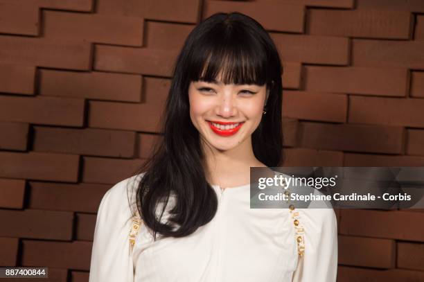 Nana Komatsu attends the Chanel - Collection Metiers d'Art Paris Hamburg 2017/18 at The Elbphilharmonie on December 6, 2017 in Hamburg, Germany.