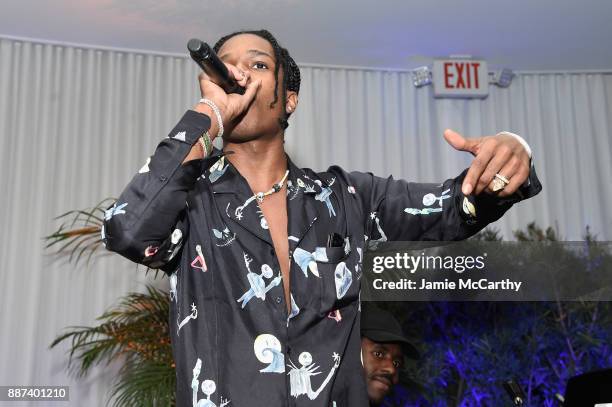 Rocky attends the Artsy Projects Miami x Gucci: Special Thanks to Bombay Sapphire at The Bath Club on December 6, 2017 in Miami Beach, Florida.