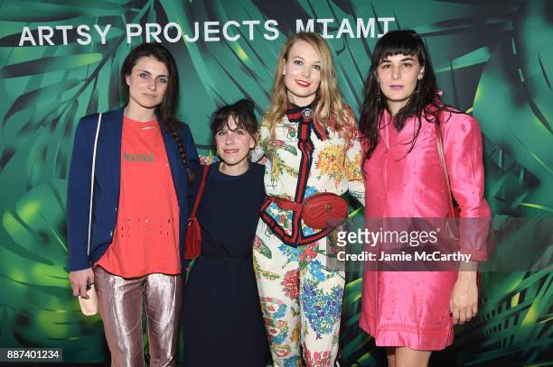 Elena Soboleva attends the Artsy Projects Miami x Gucci: Special Thanks to Bombay Sapphire at The Bath Club on December 6, 2017 in Miami Beach,...