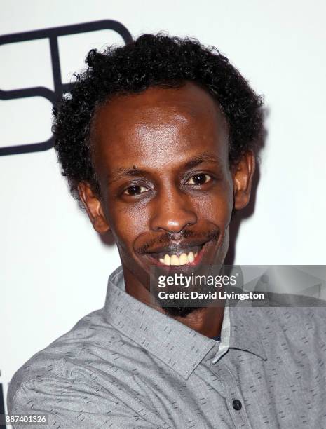 Actor Barkhad Abdi attends the premiere of Front Row Filmed Entertainment's "The Pirates of Somalia" at TCL Chinese 6 Theatres on December 6, 2017 in...