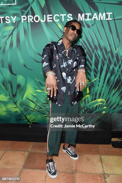 Rocky attends the Artsy Projects Miami x Gucci: Special Thanks to Bombay Sapphire at The Bath Club on December 6, 2017 in Miami Beach, Florida.