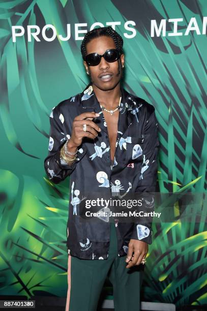 Rocky attends the Artsy Projects Miami x Gucci: Special Thanks to Bombay Sapphire at The Bath Club on December 6, 2017 in Miami Beach, Florida.