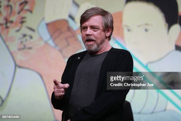 Mark Hamill attends the 'Star Wars: The Last Jedi' press conference at the Ritz Carlton Tokyo on December 7, 2017 in Tokyo, Japan.