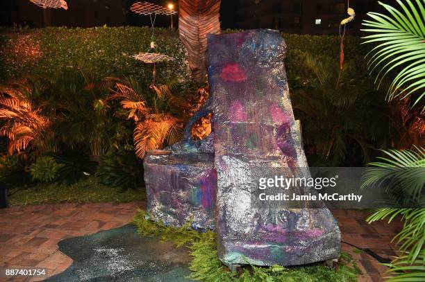 General view of the Artsy Projects Miami x Gucci: Special Thanks to Bombay Sapphire at The Bath Club on December 6, 2017 in Miami Beach, Florida.