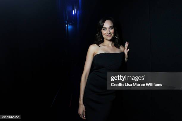 Nicole da Silva poses backstage during the 7th AACTA Awards Presented by Foxtel at The Star on December 6, 2017 in Sydney, Australia.