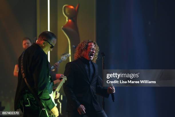 Dave Gleeson performs during the 7th AACTA Awards Presented by Foxtel at The Star on December 6, 2017 in Sydney, Australia.