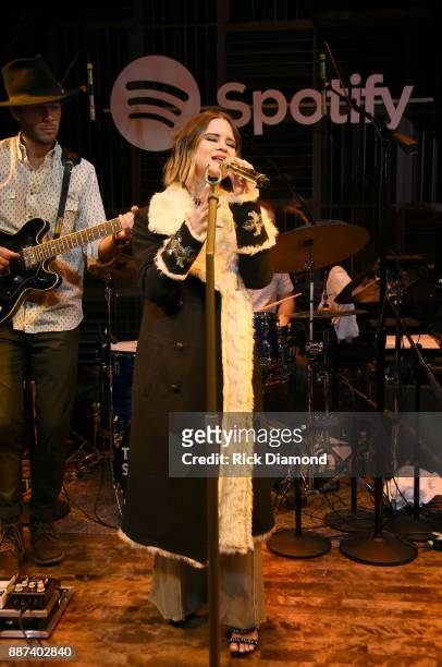 Special guest Maren Morris performs onstage for Spotify Open House Nashville at Analog at the Hutton Hotel on December 6, 2017 in Nashville,...