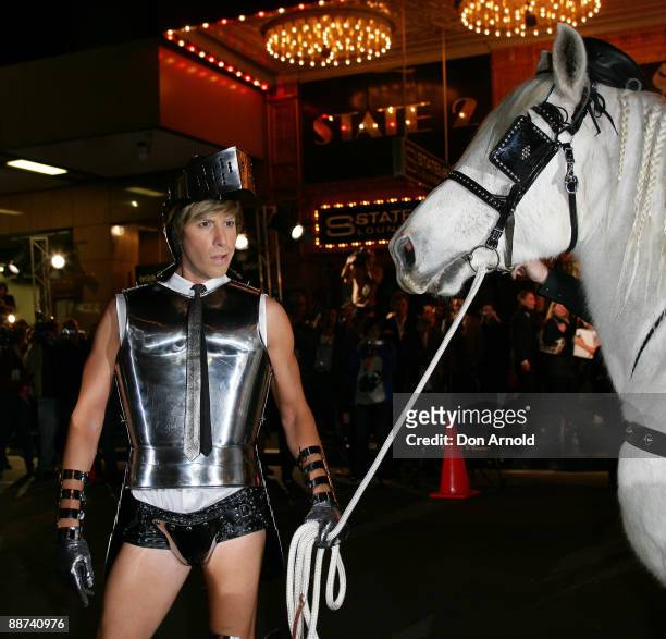 Actor Sacha Baron Cohen arrives for the Australian premiere of 'Bruno' at the State Theatre on June 29, 2009 in Sydney, Australia.