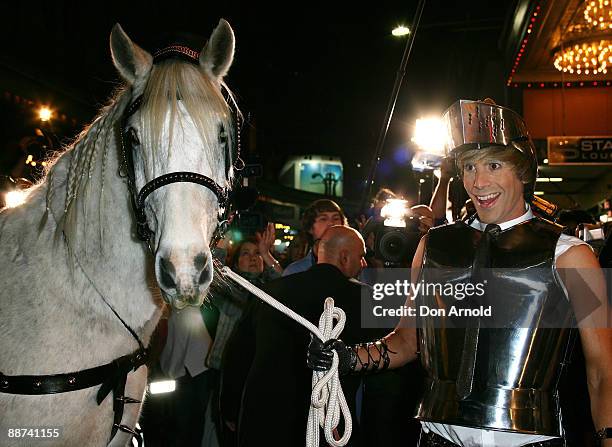 Actor Sacha Baron Cohen arrives for the Australian premiere of 'Bruno' at the State Theatre on June 29, 2009 in Sydney, Australia.