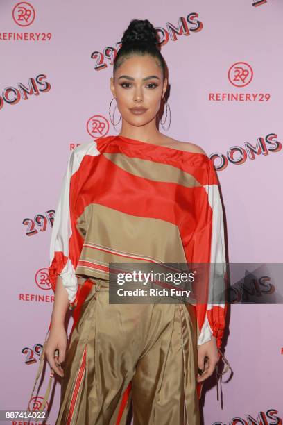 Anabelle Acosta attends Refinery29 29Rooms Los Angeles: Turn It Into Art Opening Night Party at ROW DTLA on December 6, 2017 in Los Angeles,...