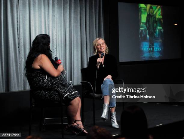 Jenelle Riley and Diane Kruger attend SAG-AFTRA Foundation's conversations and screening of 'In The Fade' at SAG-AFTRA Foundation screening room on...