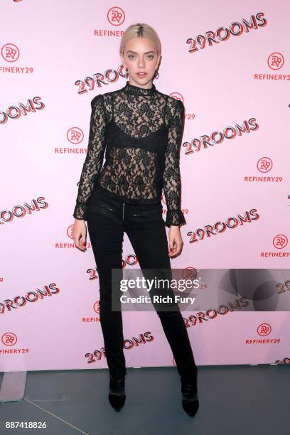 Pyper America Smith attends Refinery29 29Rooms Los Angeles: Turn It Into Art Opening Night Party at ROW DTLA on December 6, 2017 in Los Angeles,...