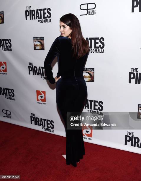 Actress Kiana Madani arrives at the premiere of Front Row Filmed Entertainment's "The Pirates Of Somalia" at the TCL Chinese 6 Theatres on December...