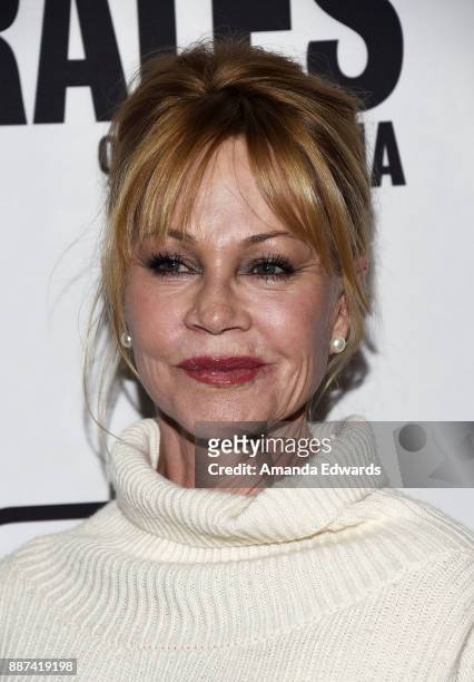 Actress Melanie Griffith arrives at the premiere of Front Row Filmed Entertainment's "The Pirates Of Somalia" at the TCL Chinese 6 Theatres on...