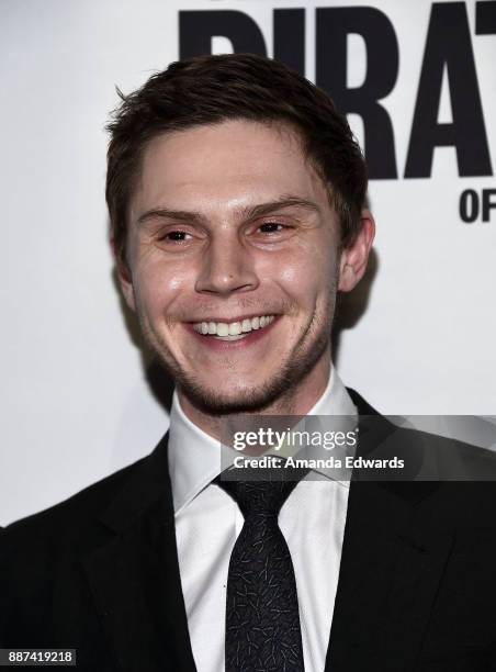 Actor Evan Peters arrives at the premiere of Front Row Filmed Entertainment's "The Pirates Of Somalia" at the TCL Chinese 6 Theatres on December 6,...