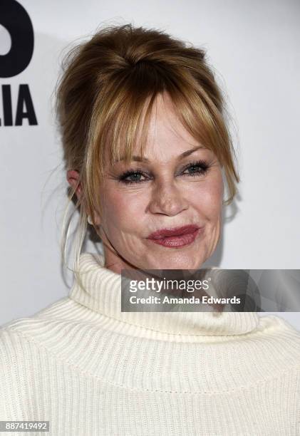Actress Melanie Griffith arrives at the premiere of Front Row Filmed Entertainment's "The Pirates Of Somalia" at the TCL Chinese 6 Theatres on...