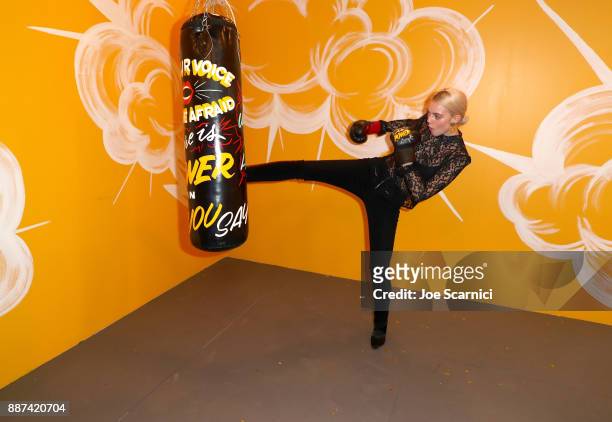 Pyper America Smith attends Refinery29 29Rooms Los Angeles: Turn It Into Art Opening Night Party at ROW DTLA on December 6, 2017 in Los Angeles,...