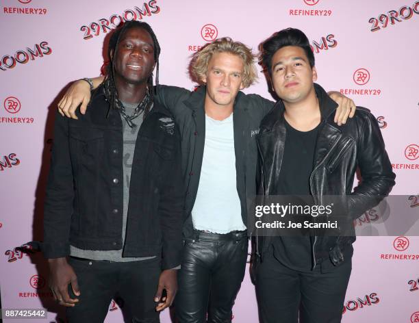 Cody Simpson and guests attend Refinery29 29Rooms Los Angeles: Turn It Into Art Opening Night Party at ROW DTLA on December 6, 2017 in Los Angeles,...